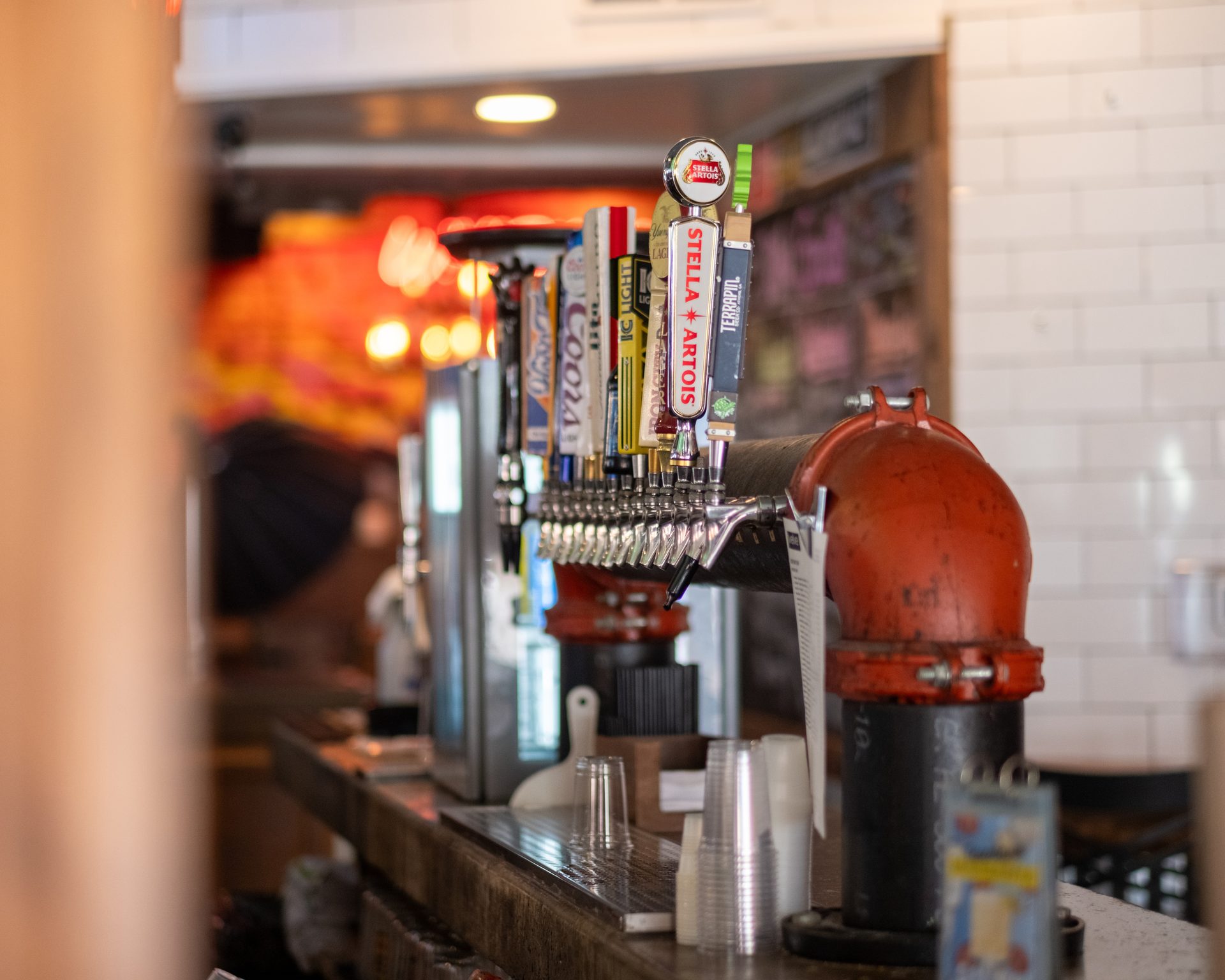 28 drafts. 100+ bottles. One great bar.