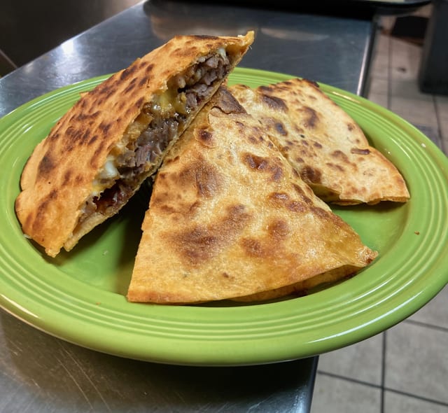 Brisket Quesadilla.